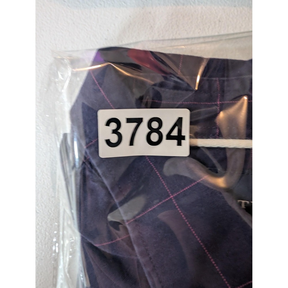 Charles Tyrwhitt Weekend Shirt Mens Large Purple Plaid Flannel Button Down Slim - Picture 7 of 7